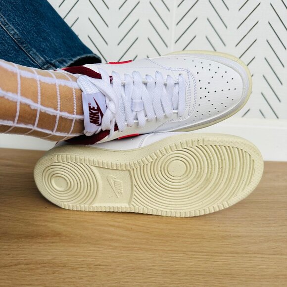 Nike Court Vision Lo NN Next Nature Women Shoes 6 Retro White Sneaker DH3158-106 - Picture 7 of 14